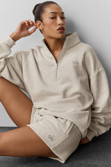 Accolade 1/4 Zip Pullover - Oatmeal Heather