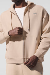 Accolade Full Zip Hoodie - Macadamia