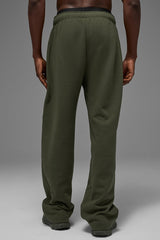 Accolade Straight Leg Sweatpant - Green Olive