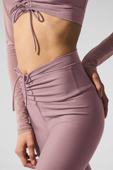 Airlift Mesh High-Waist Divine Capri - Smoky Quartz