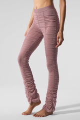 Airlift Mesh High-Waist Cherish Legging - Smoky Quartz