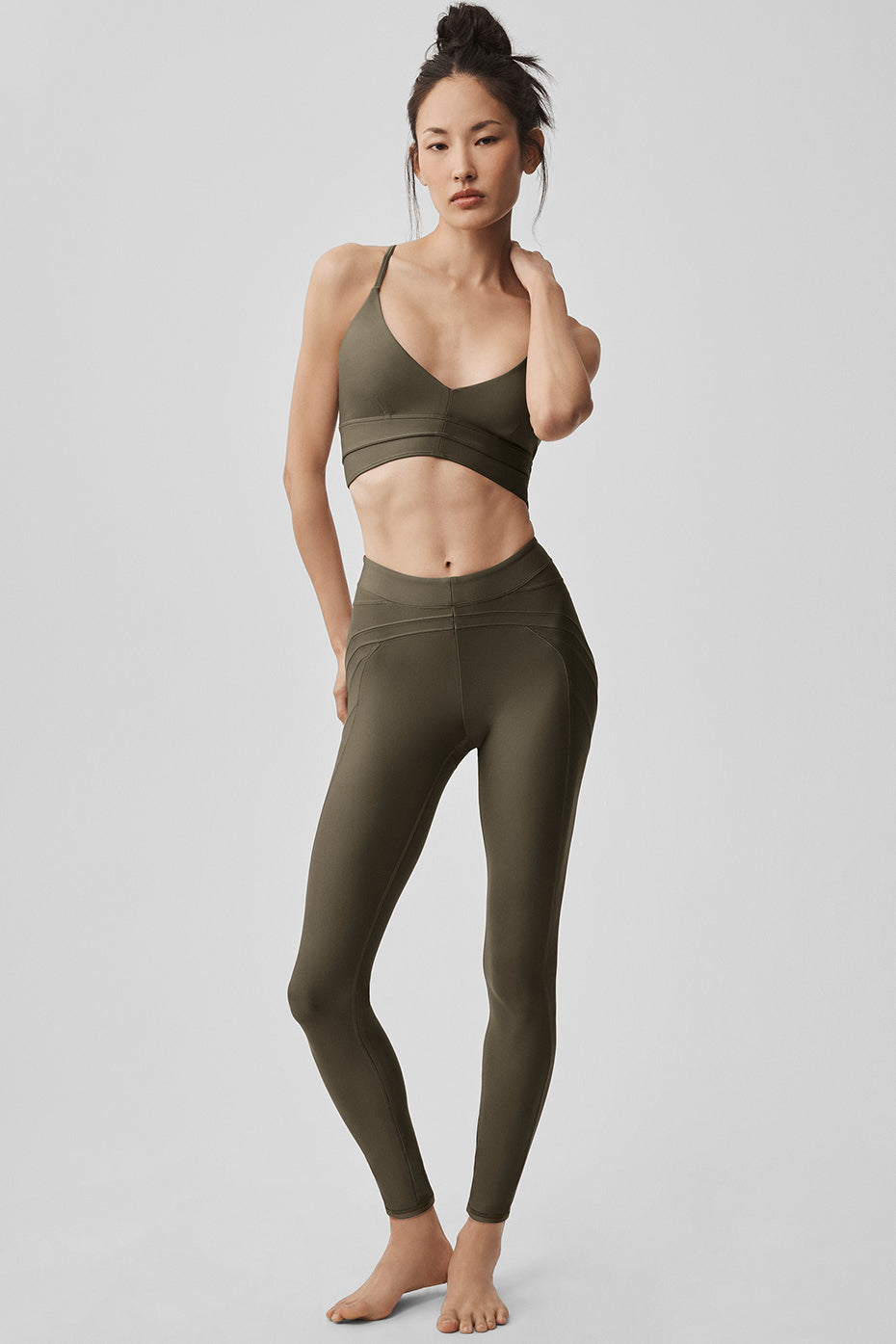 Airlift High-Waist Evolve Legging - Olive Tree