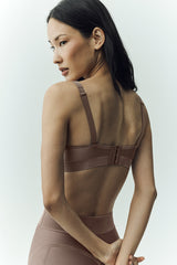 Airlift Line Up Mirage Bra - Alpine Cocoa