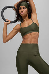 Airlift Intrigue Bra - Green Olive