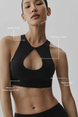 Airbrush Lock In Bra - Black