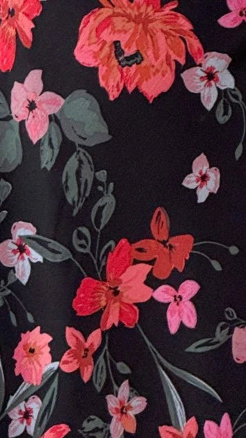 Flo Maxi Skirt - Dark Floral