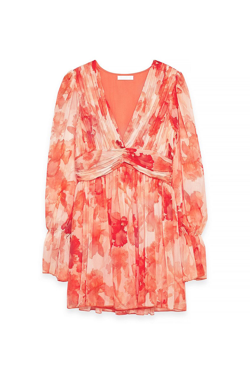 Marked Waist Mini Dress