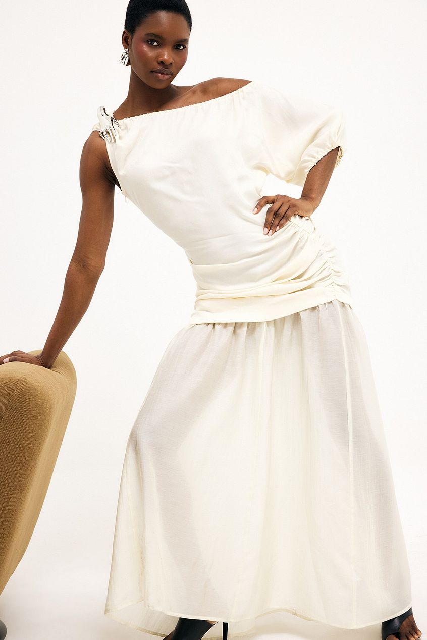 Draped Maxi Dress
